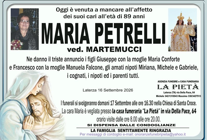 manifesto funebre