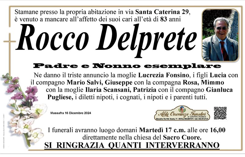 Trigesimo di Rocco Delprete