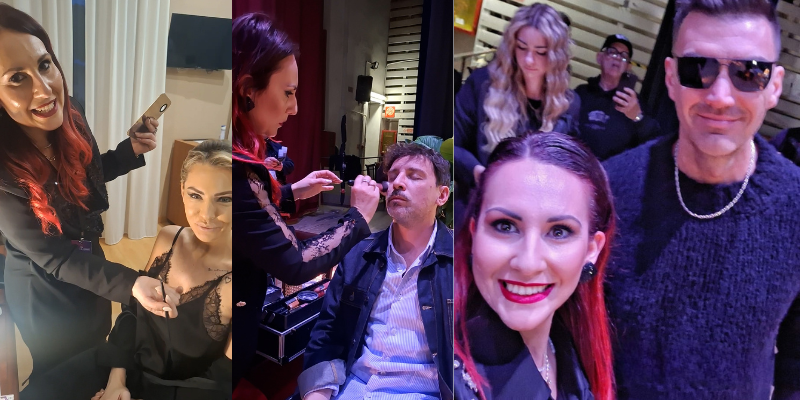 Giulia Fanelli e i protagonisti di Sanremo