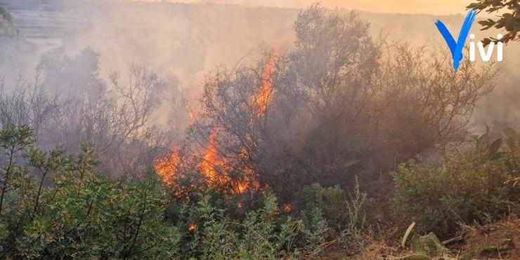 Incendio in località Gaudella Incendio in località Gaudella