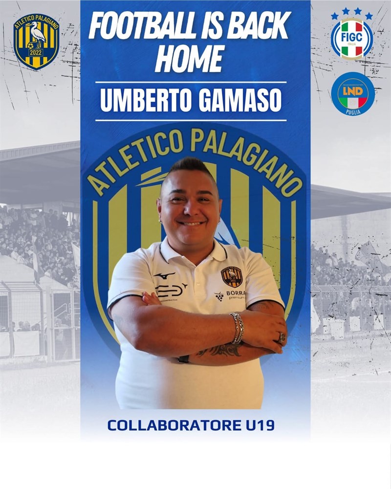 Lo staff dell'Asd Atletico Palagiano