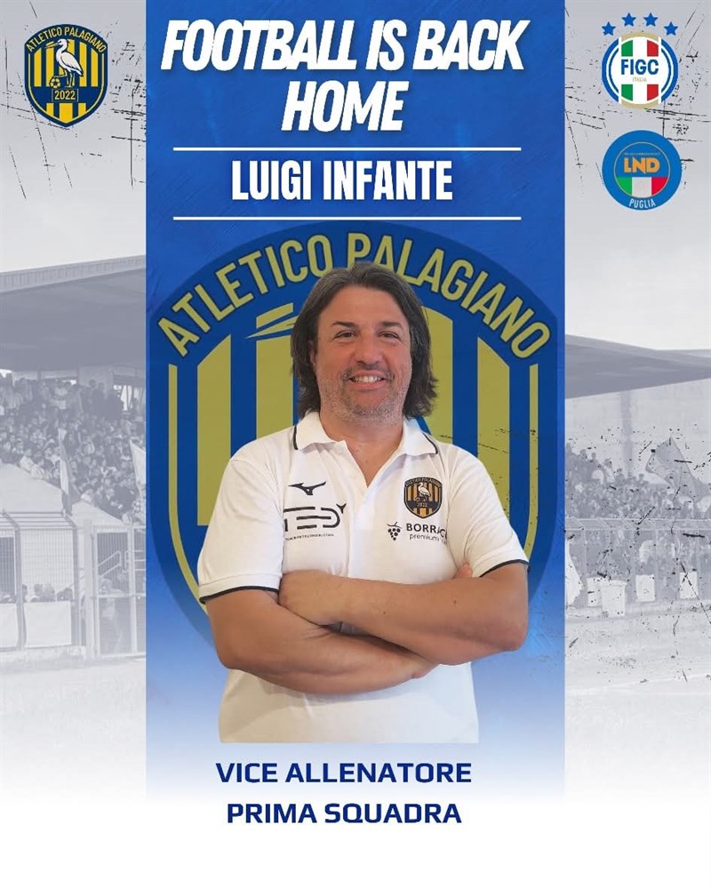 Lo staff dell'Asd Atletico Palagiano