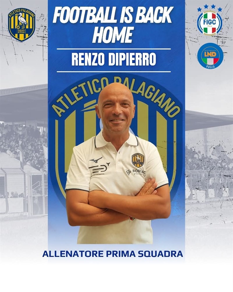 Lo staff dell'Asd Atletico Palagiano