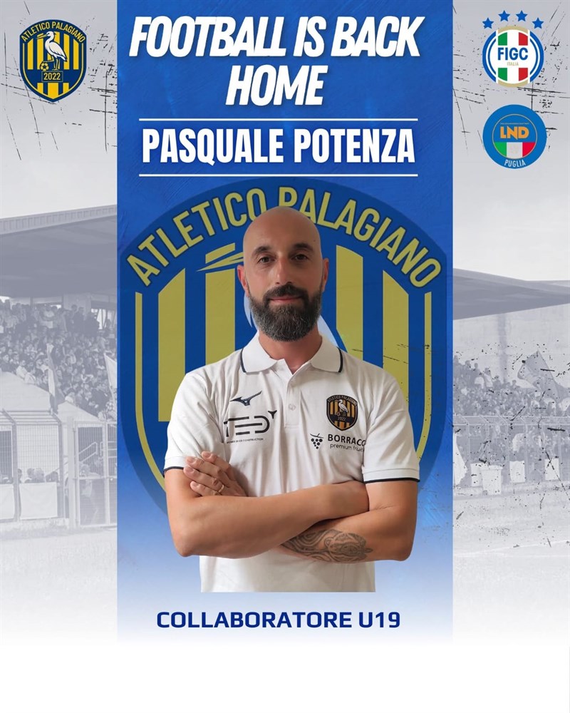 Lo staff dell'Asd Atletico Palagiano