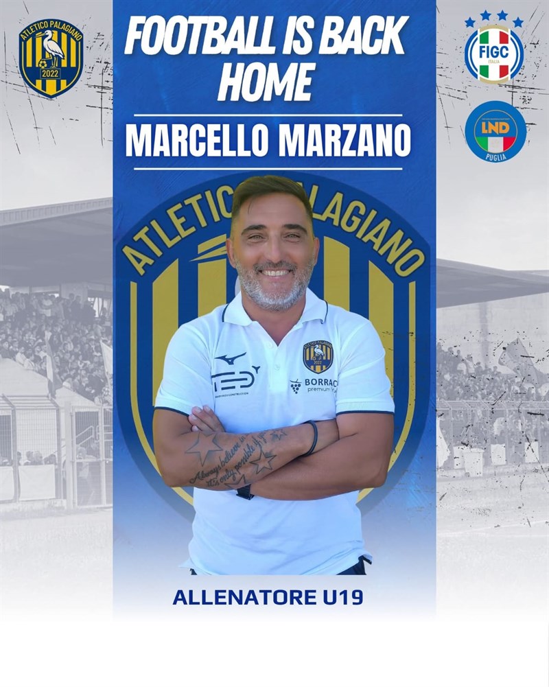 Lo staff dell'Asd Atletico Palagiano