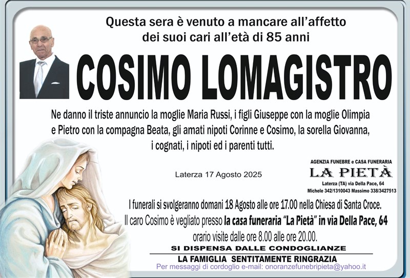 manifesto funebre