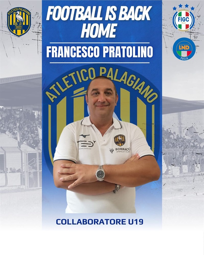 Lo staff dell'Asd Atletico Palagiano