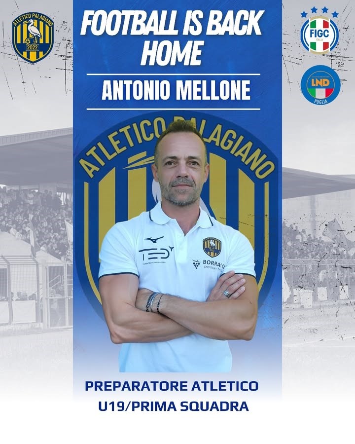 Lo staff dell'Asd Atletico Palagiano
