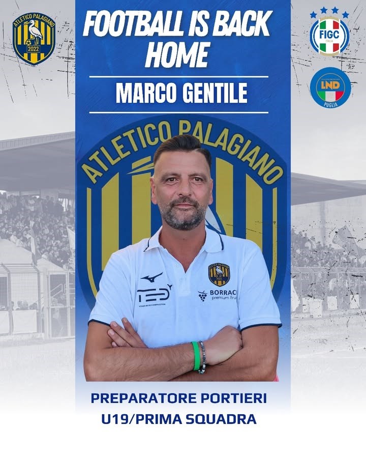 Lo staff dell'Asd Atletico Palagiano