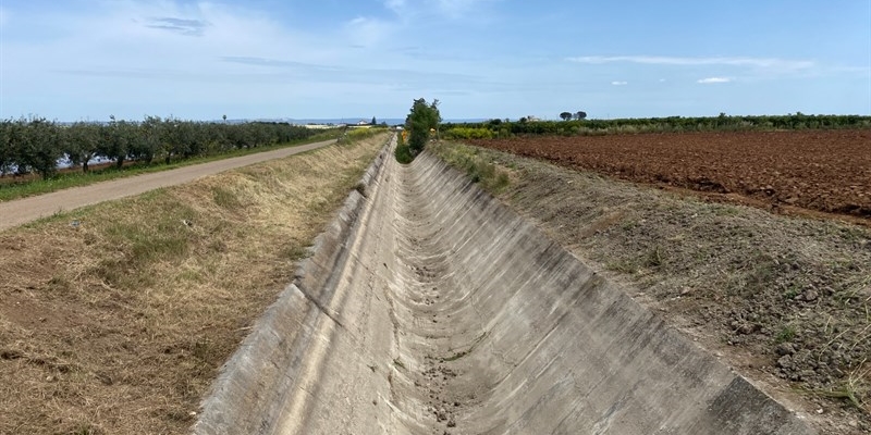 Il canale adduttore non correrà più a cielo aperto