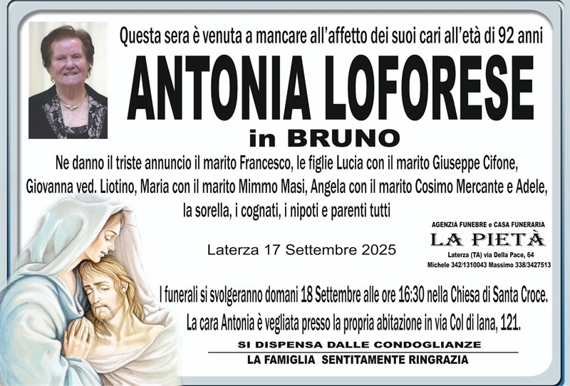 manifesto funebre