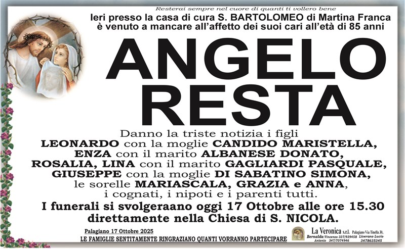 ANGELO RESTA