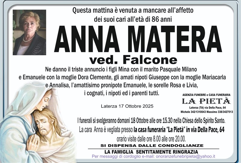 manifesto funebre