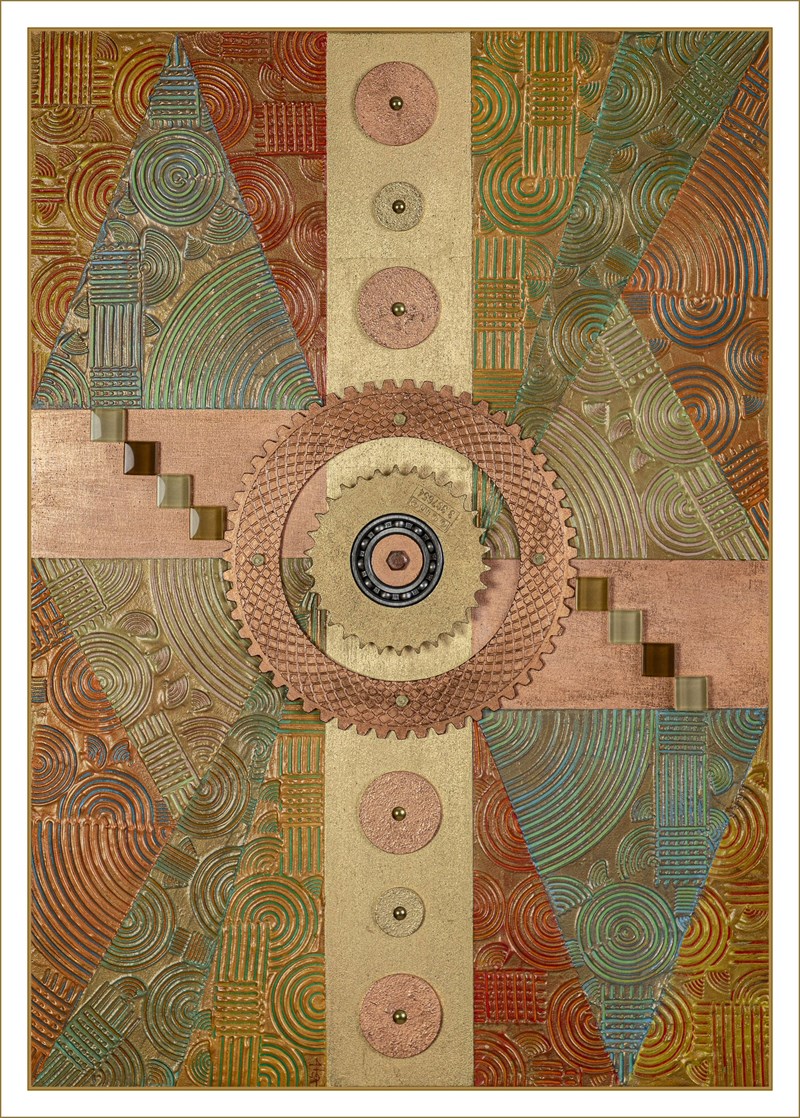L'arte materica del massafrese Vito Spada in mostra alla Roccart Gallery di Firenze