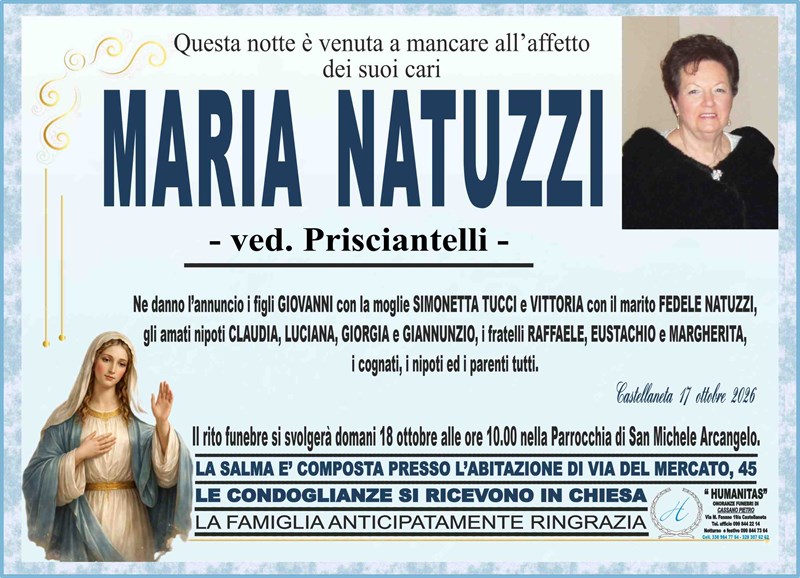 manifesto funebre