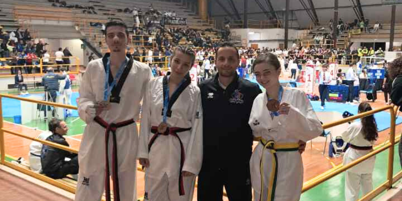 Tre medaglie per il Taekwondo Taras: weekend da incorniciare