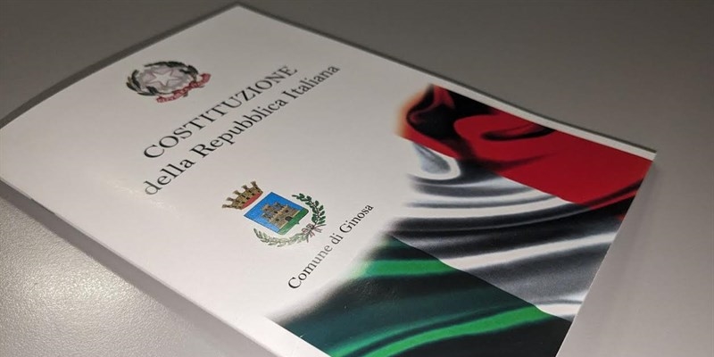Consegna costituzione a Ginosa Consegna costituzione a Ginosa