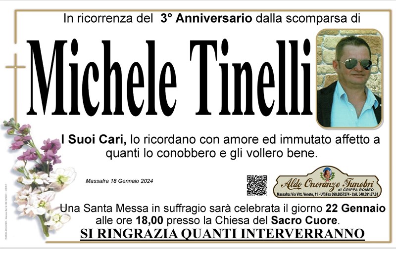 Anniversario di Michele Tinelli