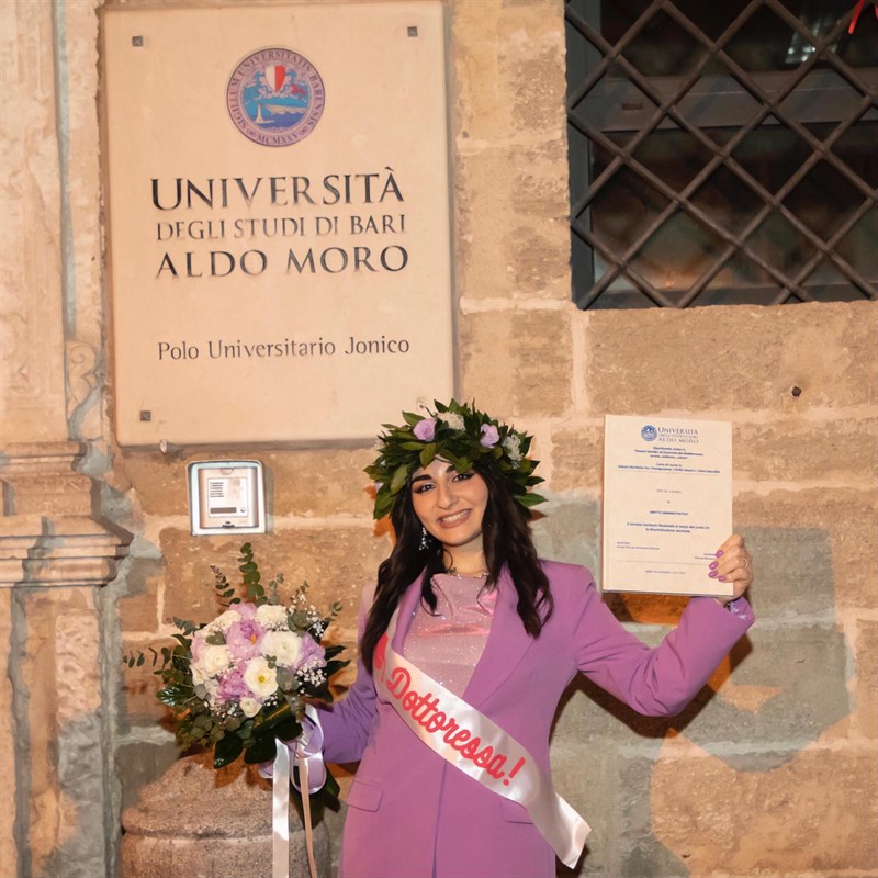 Congratulazioni a Simona Montemurro