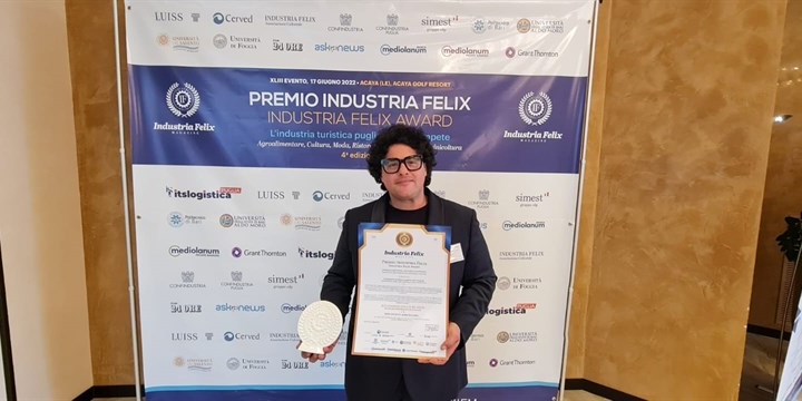 "Industria Felix”: il premio più ambito dalle imprese italiane ad una società agricola castellanetana