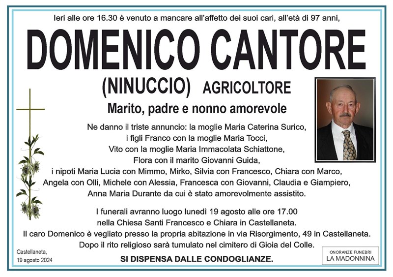 manifesto funebre