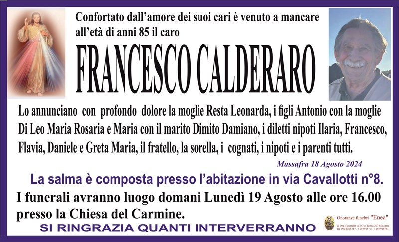 manifesto funebre