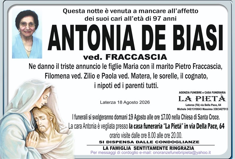 manifesto funebre