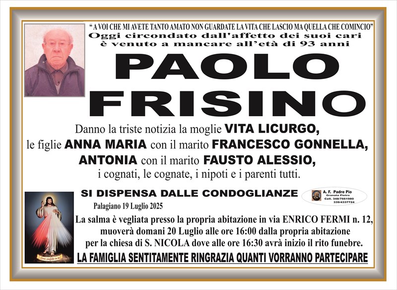 manifesto funebre