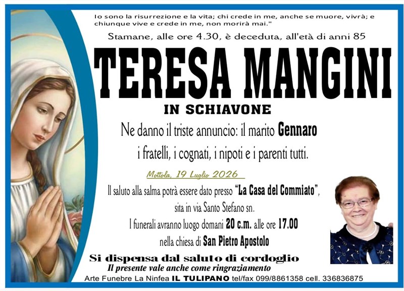 manifesto funebre