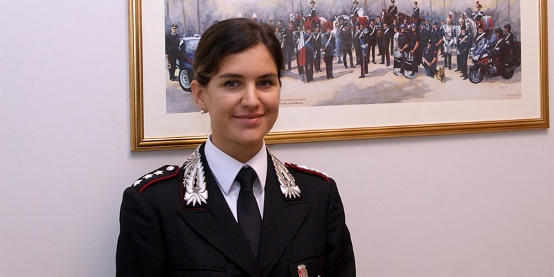 Il capitano Francesca Romana Fiorentini