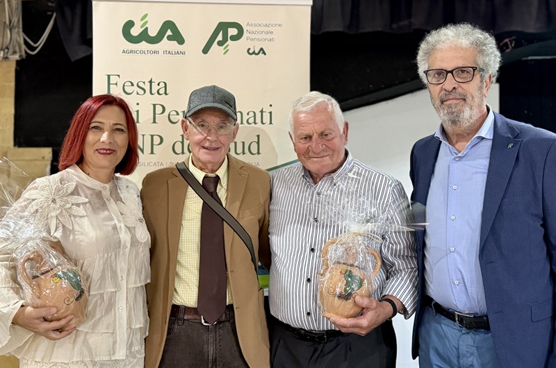 Da Castellaneta a Siracusa nel segno della terra: premiati i pensionati Perdicchia e Lovece