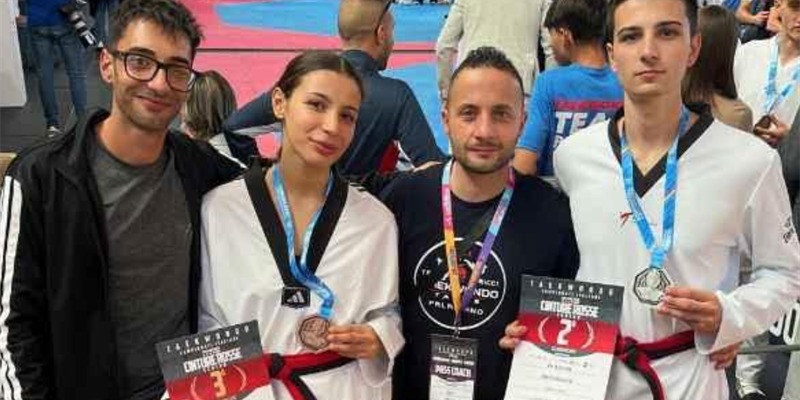 Campionati Italiani: buon piazzamento per la Taekwondo Taras Palagiano