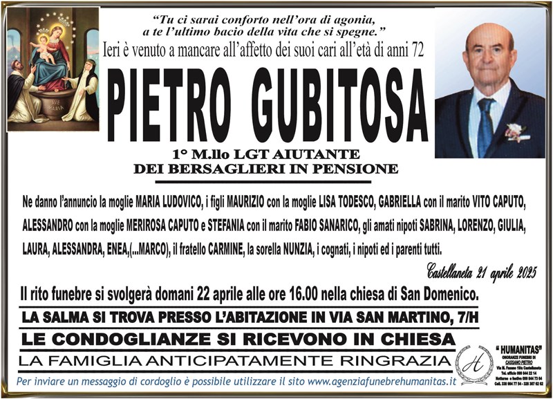 manifesto funebre