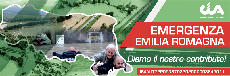 Alluvione Emilia Romagna:  parte la maratona solidale della Cia