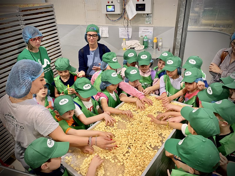 “Scuola in Fattoria”: dal grano alla pasta 