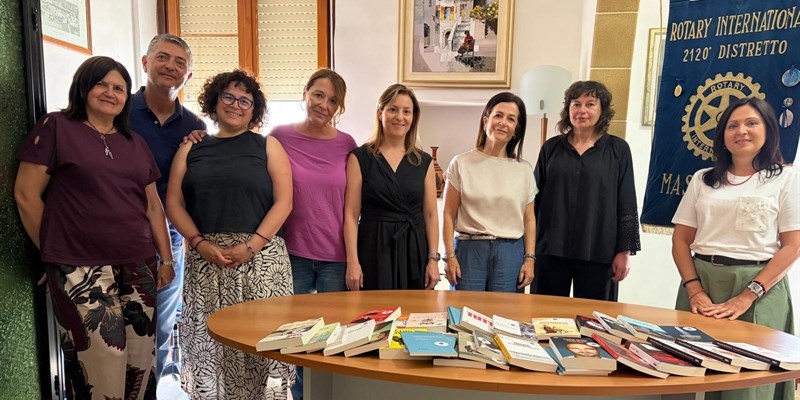 Il Rotary Massafra porta i libri nel carcere di Brindisi