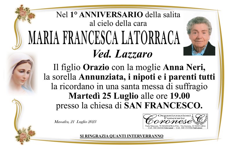 Maria Francesca  Latorraca