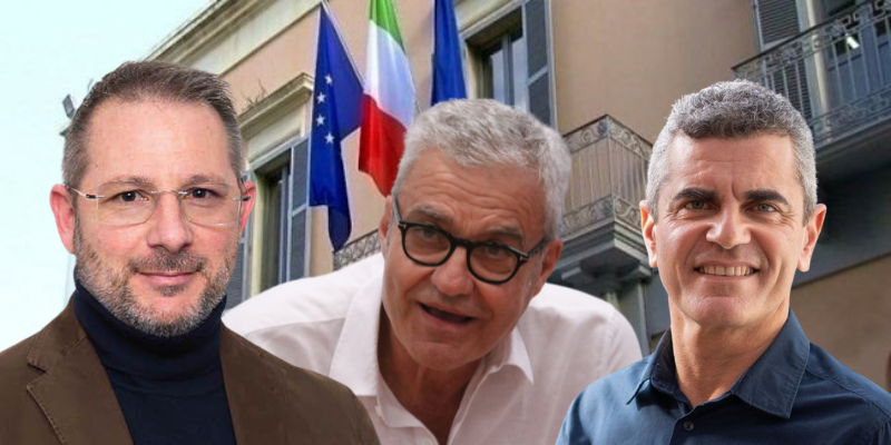 Da sinistra: Baccaro, Cinquepalmi, Losavio