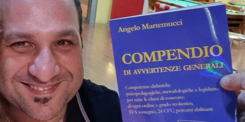 "Compendio di avvertenze generali": è tempo di presentazioni per Angelo Martemucci