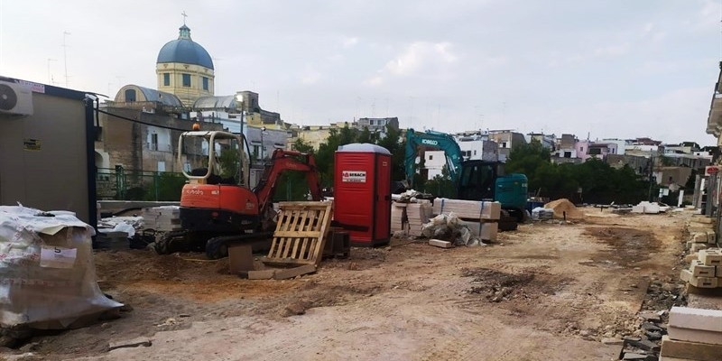 Cantiere Lungovalle lato nord Cantiere Lungovalle lato nord