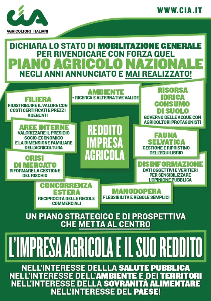 Crisi agricoltura, manifestazione nazionale a Roma