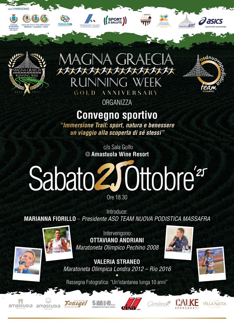 Locandina convegno sportivo