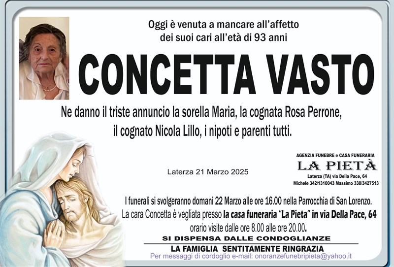 manifesto funebre