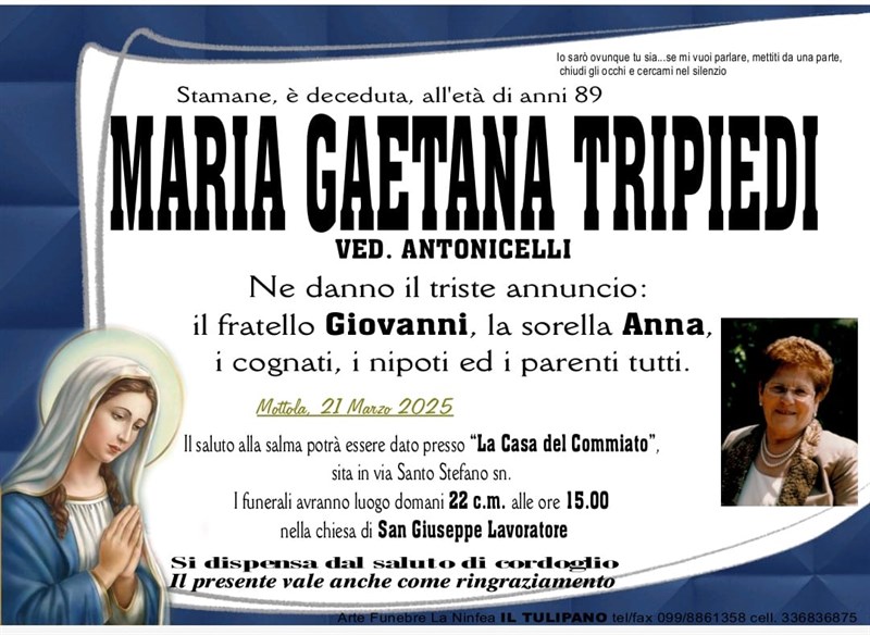 Maria Gaetana Tripiedi