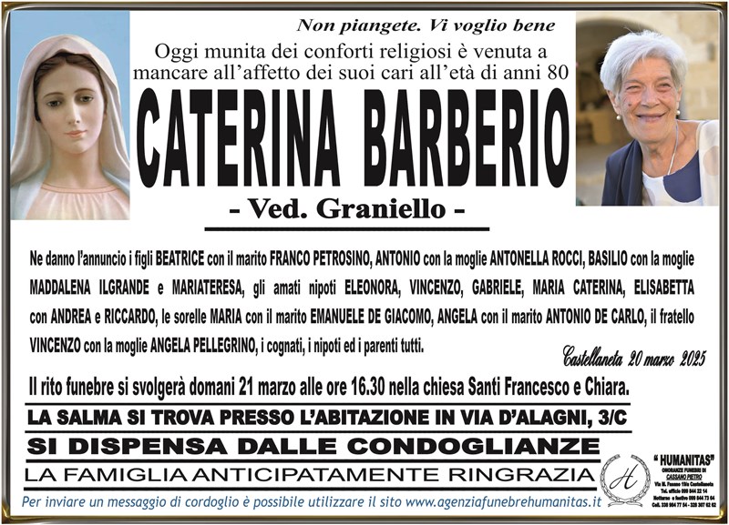 manifesto funebre