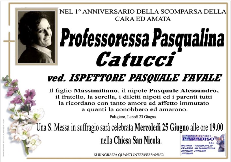 Anniversario di PASQUALINA CATUCCI