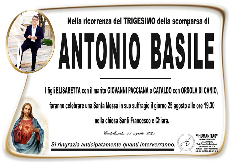 Trigesimo di Antonio Basile
