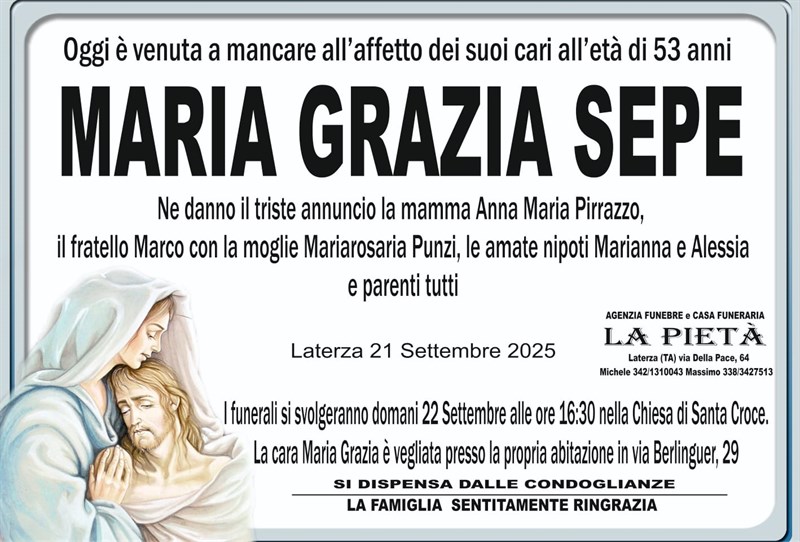 manifesto funebre