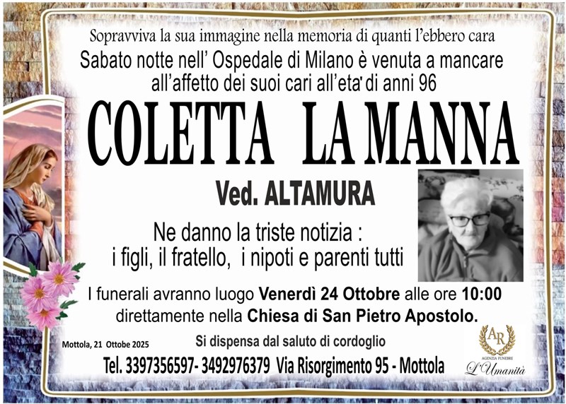 manifesto funebre