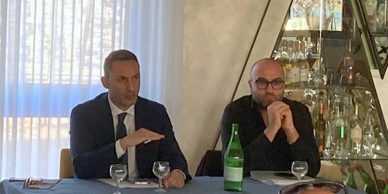Da sinistra Domenico Ciccarelli e Angelo Ricci Da sinistra Domenico Ciccarelli e Angelo Ricci